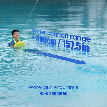 Electric Swimming Kickboard for Kids,Motorized Swim Board with Water Gun, Motorized Swim Training for Children Adults,60N Thrust,198 lbs Buoyancy,25V Rechargeable Battery,Age 41 Months up