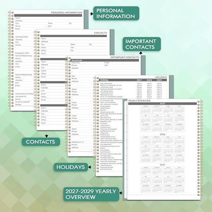 2027 Monthly Planner, Jan 2027 - Dec 2027 Planner