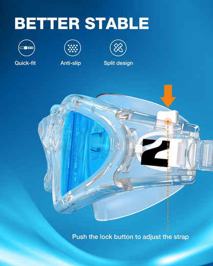 ZIONOR Swim Goggles, G1 SE Swimming Goggles Anti-fog for Adult Men Women