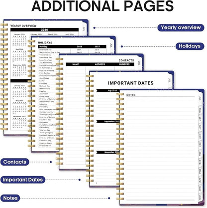 Academic Planner 2026-2027, Jul 2026-Jun 2027 Monthly & Weekly Planner