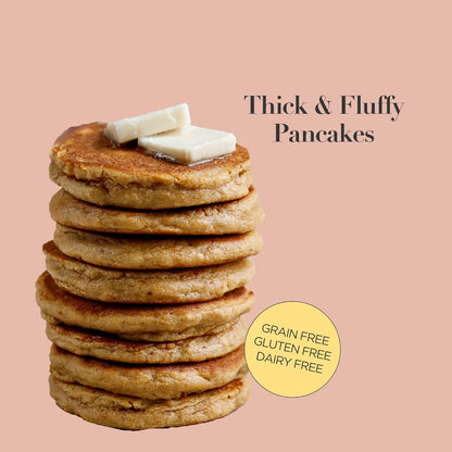 Stellar Eats Grain-Free Pancake & Waffle Mix | Gluten-Free, Dairy-Free, Plant-Based, Paleo-Friendly | Sweetened with Coconut Sugar | Almond Flour-Based | Makes Fluffy, Thick Pancakes | 7.3 oz | 1 Pack