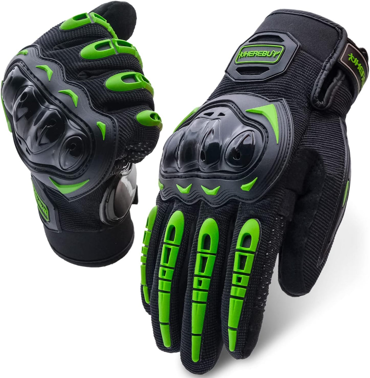 Motorcycle Gloves Touch Screen Full Finger Riding Gloves Knuckle Protection for Men and Women for Dirt Riding, Road Racing, Cycling, Climbing Work Outdoor Sports