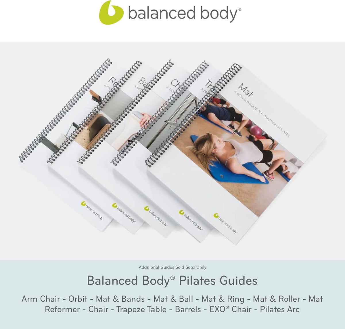 Balanced Body Mat and Ring Guide, Pilates Mat and Ring Guide for Workout Equipment, for Home Gym or Studio Use