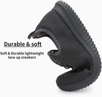 WXQ Men's Running Shoes Comfortable Lightweight Breathable Walking Shoes Mesh Workout Casual Sports Shoes