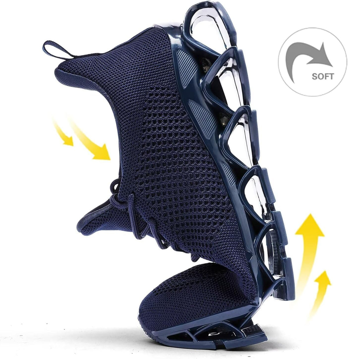 Men's Running Shoes Blade Tennis Walking Fashion Sneakers Breathable Non Slip Gym Sports Work Trainers