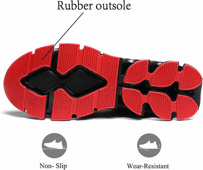 Men's Running Shoes Blade Tennis Walking Fashion Sneakers Breathable Non Slip Gym Sports Work Trainers