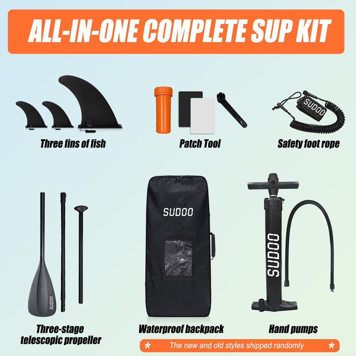 Inflatable Stand Up Paddle Board 10‘x30‘‘- Ultra-Light SUP with Backpack, Pump, Paddle, Coil Leash, 3 Fins, Repair Kit, Stable Design, Non-Slip EVA Deck for Adults & Youth