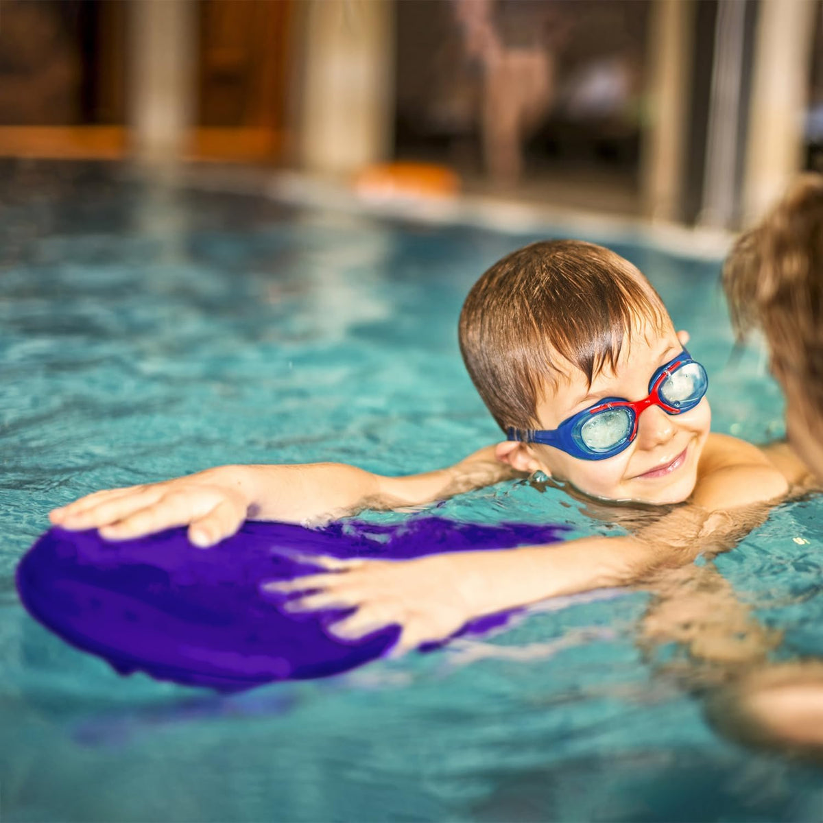 Junior Kickboard Buoy for Youth Children & Toddlers Swimming Aid & Exercise Training Board for Kids to Learn to Swim with Kick Boards in Pool BPA Free