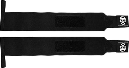 Wrist Wraps Weightlifting - Stiff Heavy Duty 18 inch Wraps With Thick Thumb Loop For Powerlifting, Bodybuilding, Cross Training, & Heavy Presses