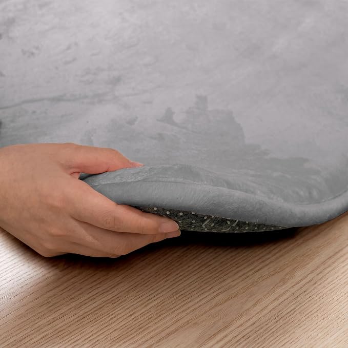 1.5" Thick Baby Play Mat for Floor 59x79 Soft Foam Mats, Dark Grey | Memory Mat for Baby to Play, Waterproof Easy Care with Non-Slip Tummy Time Play Mat for Nursery Playroom Classroom