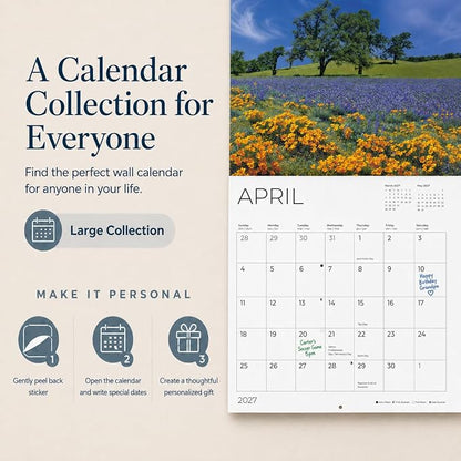 Germany 2027 Wall Calendar, 12 x 24 Hanging Pacific Waters Press