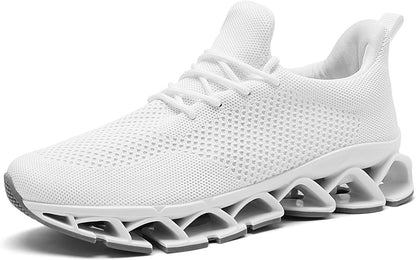 Men's Running Shoes Blade Tennis Walking Fashion Sneakers Breathable Non Slip Gym Sports Work Trainers