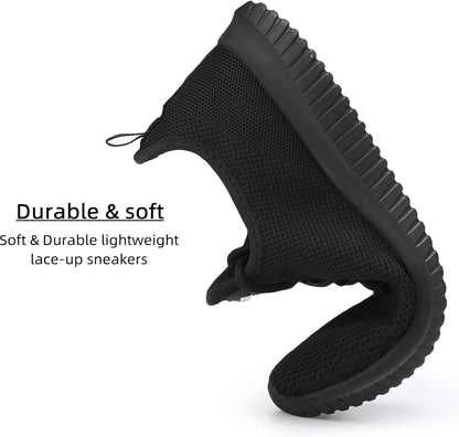 WXQ Men's Running Shoes Comfortable Lightweight Breathable Walking Shoes Mesh Workout Casual Sports Shoes