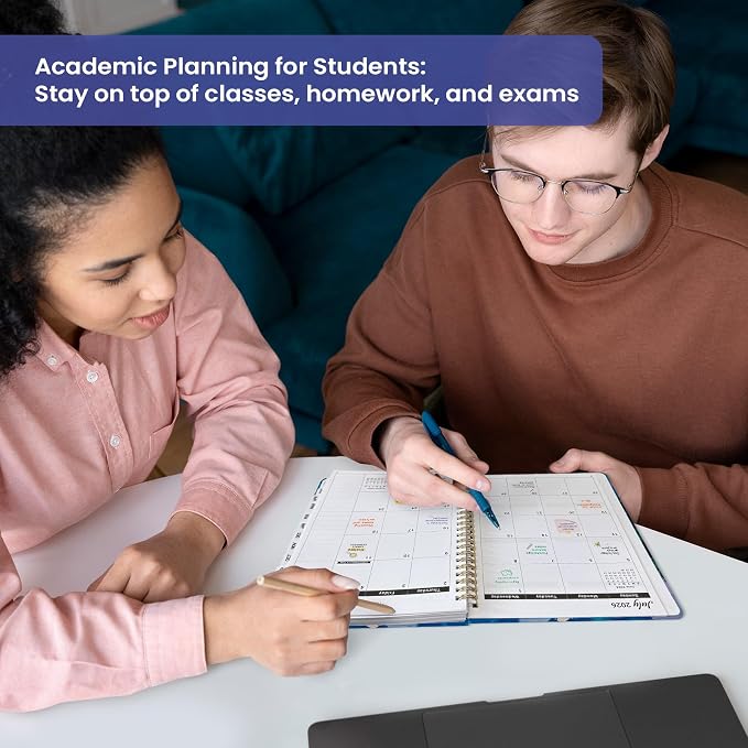 Academic Planner 2026-2027, Jul 2026-Jun 2027 Monthly & Weekly Planner