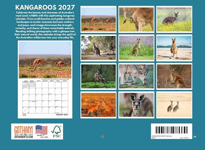 Kangaroo Calendar 2027 Monthly Wall Calender 12 Month