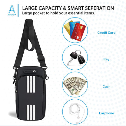 Running Armband, Cell Phone Purse Small Crossbody Bags for Women Men Kids Pouch for iPhone 15/14/13 pro/Plus/xs/xr/xs max, Galaxy S22 Ultra and More