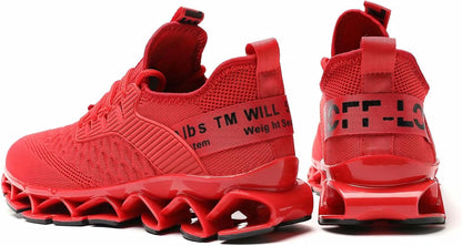 Men's Running Shoes Blade Tennis Walking Fashion Sneakers Breathable Non Slip Gym Sports Work Trainers