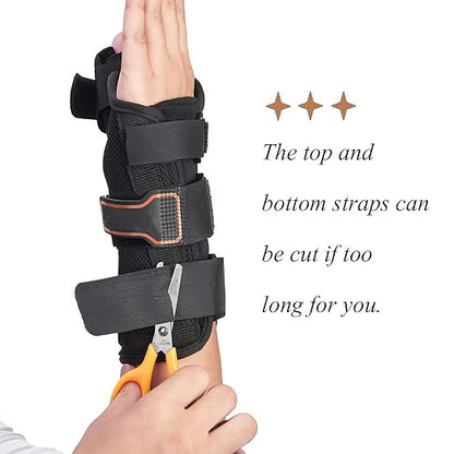 Medibot Wrist Brace & Thumb Spica Splint, for De Quervain's Tenosynovitis, Tendonitis, Carpal Tunnel & Arthritis Wrist Support Thumb Splint (Right Hand - Large)