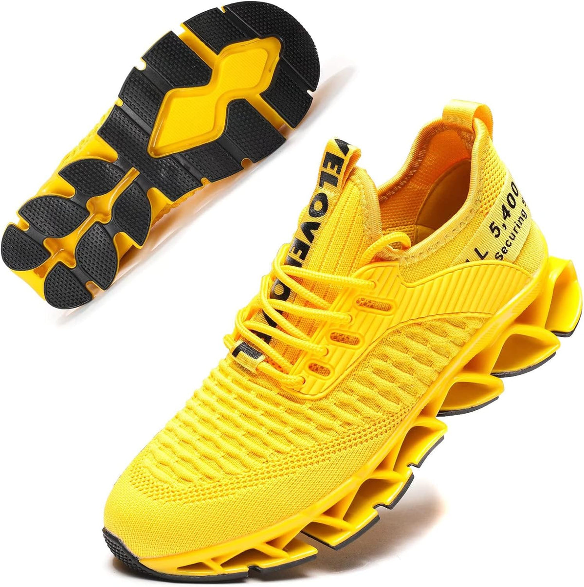 Men's Running Shoes Blade Tennis Walking Fashion Sneakers Breathable Non Slip Gym Sports Work Trainers