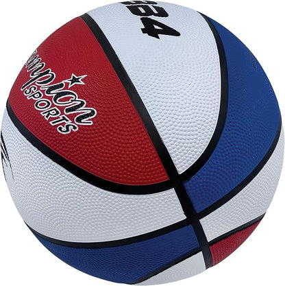 Champion Sports Rubber Basketballs – Durable Indoor & Outdoor Training & Recreational Game Balls, Multiple Sizes & Colors