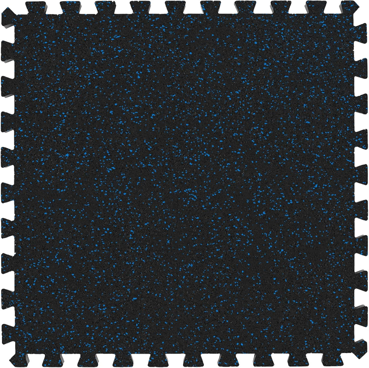 IncStores Impact Foam Rubber Floor Tiles, Interlocking Home Gym Floor Matts for Weight & Workout Equipment Room Padding, 2'x2' Tiles