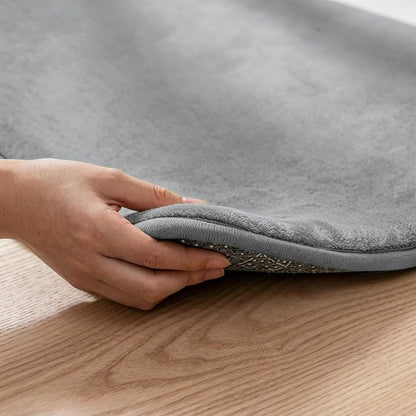 1.3" Thick Baby Floor Play Mat 79x158, Basic Padded Foam Mat for Tummy Time Crawling, Non Slip Cushioned for Babies Toddlers Infants Kids (Light Grey)