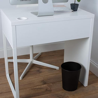 Bath Bliss 5 Liter Small Wastebasket | Round Open Top | Trash Can | Bathroom | Bedroom | Kitchen | Office | Dorm | Disposal Waste Bin | Garbage | Oil Rubbed Bronze