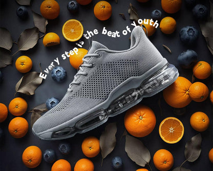 Men's Air Cushion Running Shoes Breathable Tennis Fashion Sneakers Non Slip Workout Casual Sport Shoes Gym Training Comfortable Walking Shoes