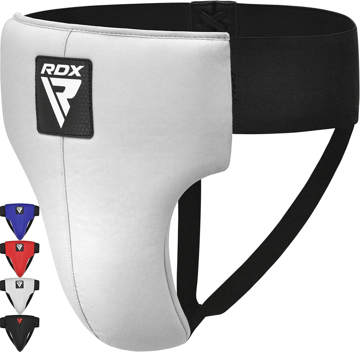 RDX Groin Protector for Boxing, Muay Thai, Kickboxing and MMA Training, Maya Hide Leather Abdo Gear for Martial Arts , SATRA Approved Abdominal Guard for Karate and Taekwondo