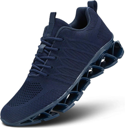 Men's Slip on Walking Running Shoes Blade Tennis Casual Fashion Sneakers Comfort Non Slip Work Sport Athletic Trainer