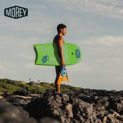 MOREY® Big Kahuna 44" The Original Bodyboard for Tall Riders. Body Board for Beach, Re-Engineered 2025 Model