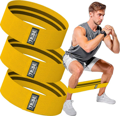 Fabric Resistance Bands for Legs - Workout Bands Resistance Bands for Men and Women - Booty Bands for Working Out - Exercise Bands Resistance Bands Set - Elastic Bands for Exercise