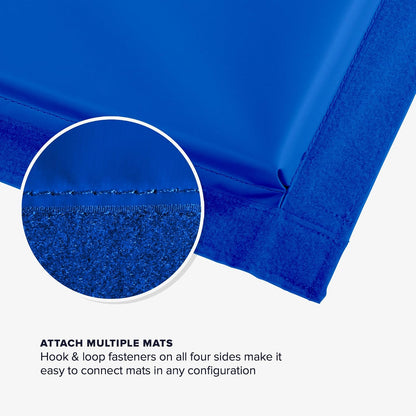 We Sell Mats - 4 ft x 8 ft x 2 in Personal Fitness & Exercise Mat for Home Workout - Lightweight and Folds for Carrying – All Purpose Home Gym Mat – Thick Mat for Yoga, Pilates, Stretches, and Floor Exercises