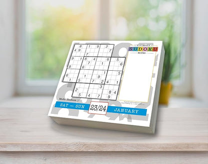 Ultimate Sudoku 2027 Daily Desk Calendar: Boxed Page-a-Day Puzzle Calendar with Day-to-Day Classic, Irregular, Multi, Odd/Even, Diagonal & Sum Variants