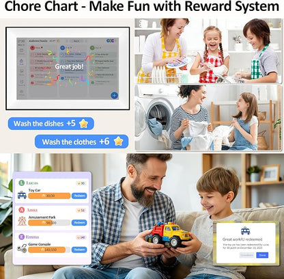 10.1" Smart Digital Calendar Family Planner with Rewards