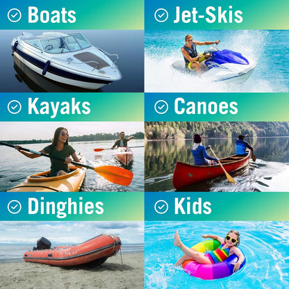 Boat Paddle Telescoping Plastic Collapsible Oar, Kayak, Jet Ski, Rafting, Mini Canoe Paddles, Tubing Floats, Rowing Safety Accessories for Kids and Adults