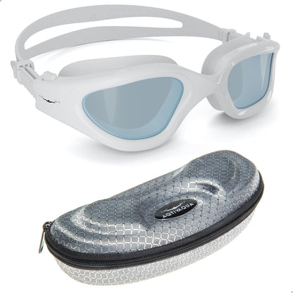 AqtivAqua Swimming Goggles, DX Wide View Swim Goggles for Adult Men Women, Anti Fog No Leaking
