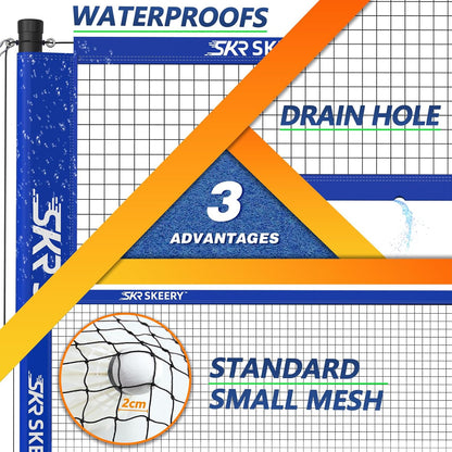Professional Badminton Set with Winch System,Portable Badminton Net includes Carbon Aluminum Badminton Rackets Set of 4,3 Shuttlecocks and Carrying Bag,Badminton Sets for Backyards,Beach
