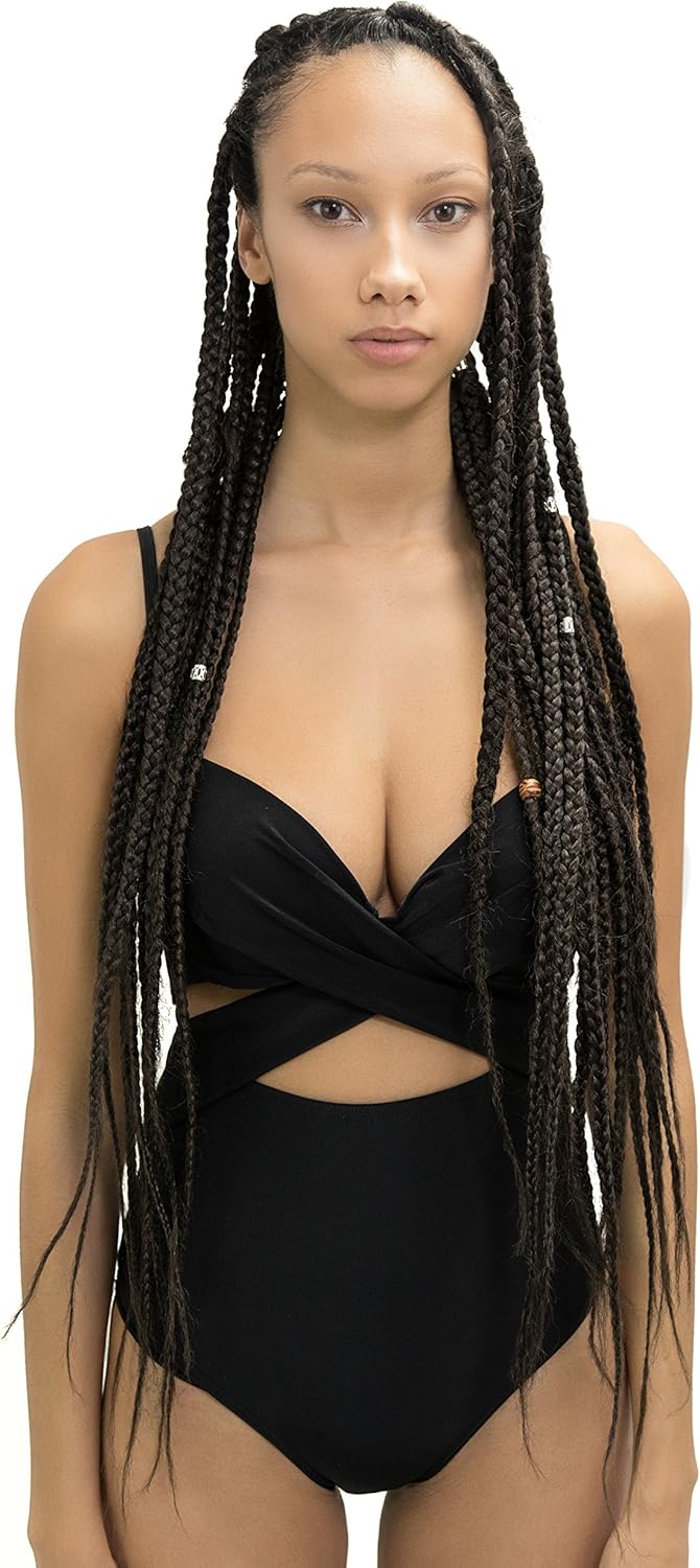 SOUL CAP - Large Swimming Cap for Long Hair - Designed for Long Hair, Dreadlocks, Weaves, Hair Extensions, Braids, Curls & Afros - Women & Men - Silicone