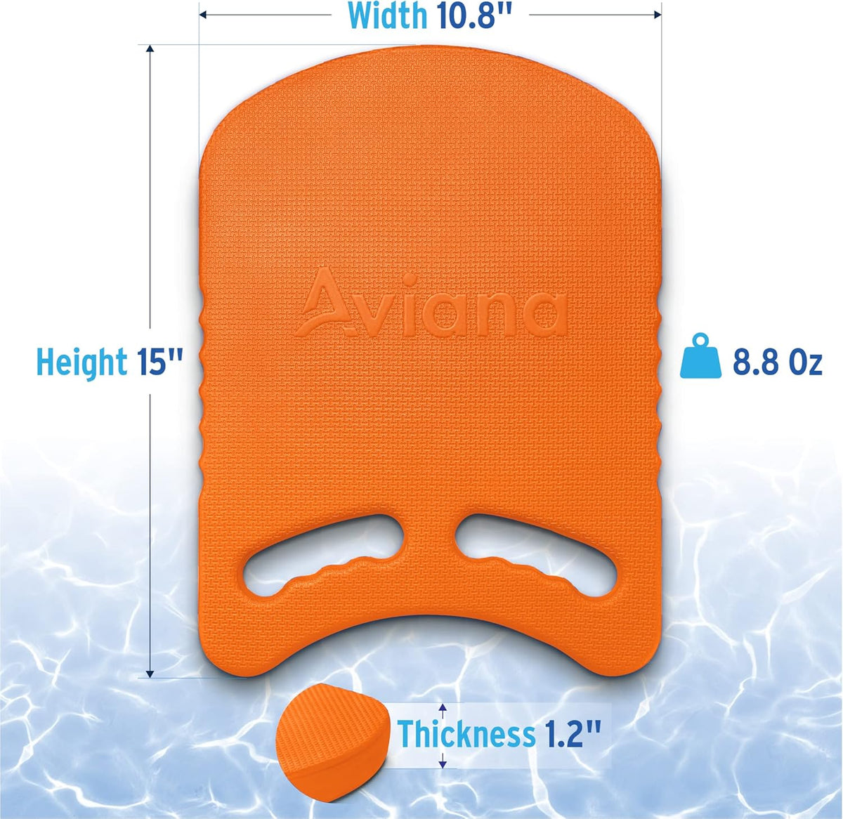 Junior Kickboard Buoy for Youth Children & Toddlers Swimming Aid & Exercise Training Board for Kids to Learn to Swim with Kick Boards in Pool BPA Free
