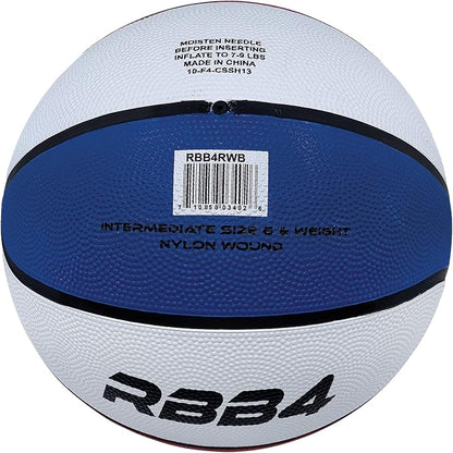 Champion Sports Rubber Basketballs – Durable Indoor & Outdoor Training & Recreational Game Balls, Multiple Sizes & Colors