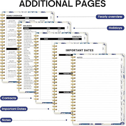 Academic Planner 2026-2027, Jul 2026-Jun 2027 Monthly & Weekly Planner