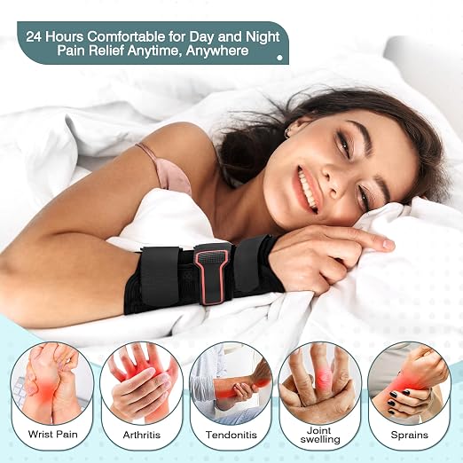 Wrist Brace & Thumb Spica Splint, for De Quervain's Tenosynovitis, Tendonitis, Carpal Tunnel & Arthritis Wrist Support Thumb Splint (Right Hand - Small)