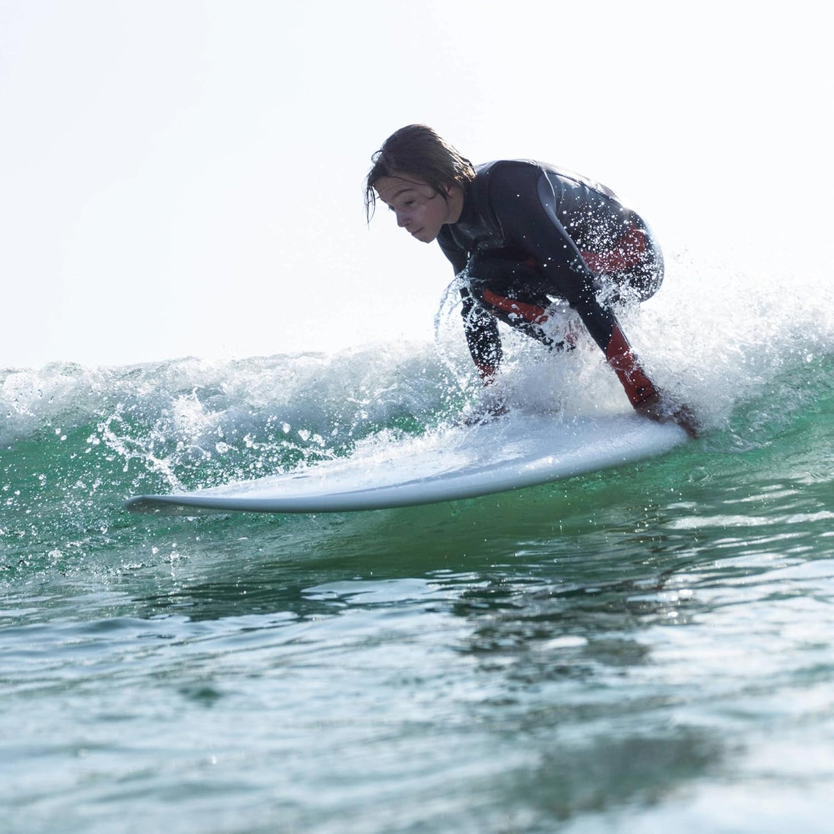 TAHE 7'2" Comet Tough-Tec Surfboard – Durable, Lightweight & Easy to Progress On | Stable, Forgiving Ride for Beginner to Intermediate Surfers | Made in France for Long-Lasting Performance