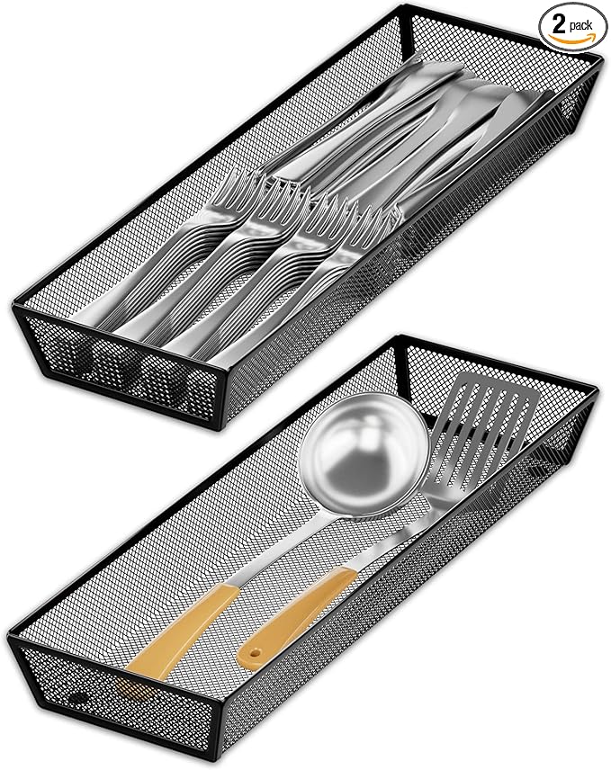 JANE EYRE kitchen drawer organizer - silverware utensil organizer for kitchen drawer,silverware tray in drawer
