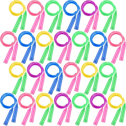 Elcoho 36 Packs Jump Rope Set 7.3 Feet Adjustable Skipping Rope for Kids Party Favors, Outdoor Activity, Birthday Reward Gift