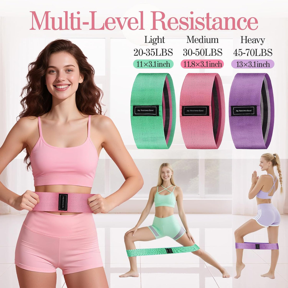 Home Pilates Kit for Women Pilates Equipment Ring and Ball Set Magic Circle Hoop with 5 Resistance Bands Compact Toning Fitness Essentials Starter Set Accessories