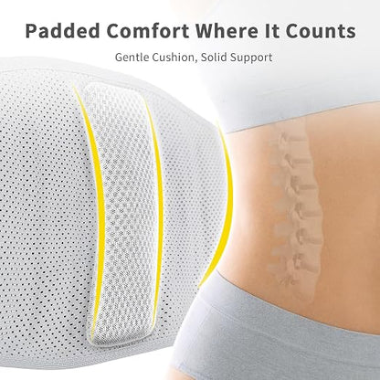 Bracoo Back Brace for Lower Back Pain Back Support Belt,XL(44"-52") | Back Support for Women&Men Breathable Lumbar Support with Adjustable Strap for Sciatica, Herniated Disc, BP62