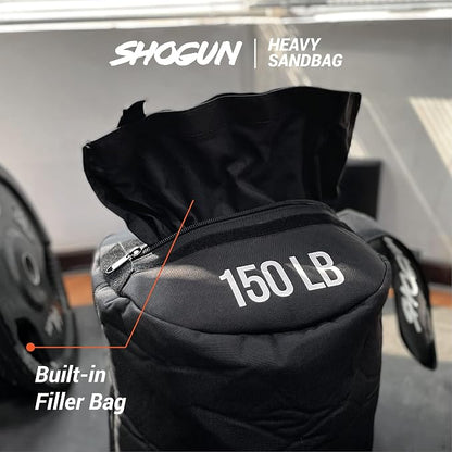 Shogun Sandbags for Working Out – Heavy Duty Workout Sandbag for Weight Training, Cross Training, Strongman, Fitness & Military Use – Adjustable Exercise Sand Bags for Full Body Training