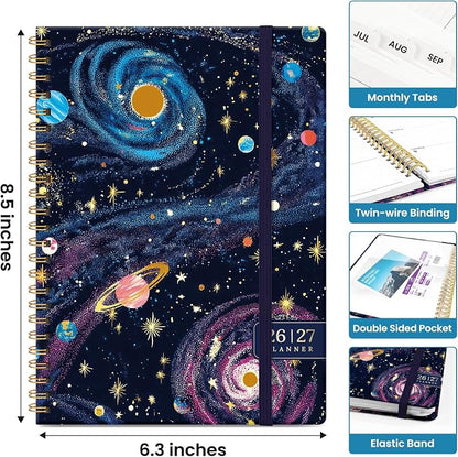 Planner 2026-2027, Monthly & Weekly Jul 2026-Jun 2027 Planner Calendar